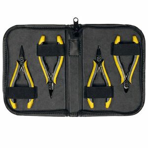 BERNSTEIN ESD <b>PLIERS</b> <b>SET</b> EUROLINE 4 PCS INCL ESD BAG - Product Image 1