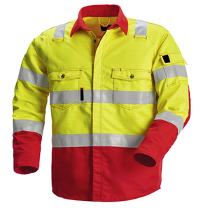 Wholesale Work Wear Clothing Reflective <b>Safety</b> Shirt Men Construction <b>Roadway</b> Breathable High Visibility Working Shirts - Product Image 1