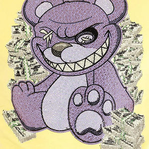 T-shirt 2025 100% Coton avec Strass pour Homme – T-shirt Décontracté de Luxe de Haute Qualité avec Transfert de Strass - Product Image 6