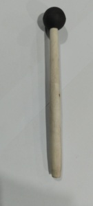 Marteau de percussion pour diapason avec embout en caoutchouc, marteau en silicone avec manche en bois pour violon, guitare, accordoir, instrument de musique, chant - Product Image 2