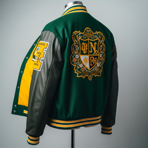 Fabricant de vestes universitaires, veste pull universitaire personnalisée, maillot de football pour hommes, veste de baseball vierge pour hommes en gros - Product Image 2