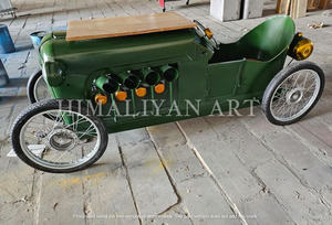 La Mejor Colección de Mesa de Bar Estilo Tractor Verde Vintage de Antique Himalayan Art - Product Image 2