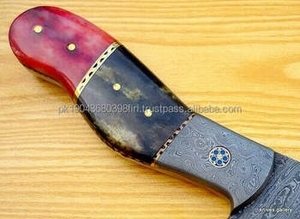 Handmade Eco-Friendly Customized Damascus Steel Cleaver Chef <b>Knife</b> for Camping Hunting Use <b>Sharp</b> Blade - Product Image 3
