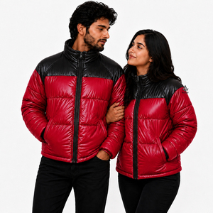 Veste courte matelassée en duvet pour femme, style Regalia Maçonnique, chaude et élégante, avec fermeture éclair, pour l'hiver - Product Image 3