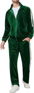Wholesale Latest Design 2 Piece Male Velour Good Quality Winter Tracksuits Jogging Running Sportswears Unisex <b>Suits</b> Breathable - Product Image 4
