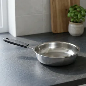 Sartén de Acero Inoxidable con Mango Ergonómico, Sartén Resistente para Cocinar, Sartén Multiusos para Cocina - Product Image 3