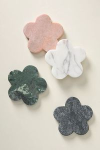 Handcrafted Marble Stone <b>Coaster</b> Set Heat Resistant Modern Design Durable <b>Drink</b> <b>Coasters</b> for Coffee Tea Wine Glasses Dining - Product Image 4