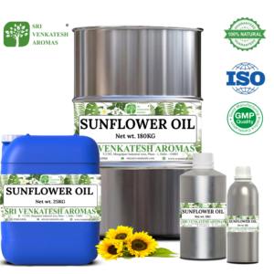 Aceite de Girasol Prensado en Frío |   Aceite Portador de Grado Cosmético |   100% Puro |   Duración de Caducidad: 2 Años |   Aplicaciones de Cosméticos y Cuidado Personal - Product Image 2