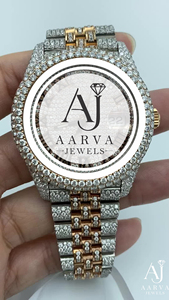 AARVA JEWELS นาฬิกาข้อมือผู้หญิงสุดหรู ระบบ Miyota ตัวเรือนสแตนเลสประดับเพชร ขนาด 36 มม. ระบบอนาล็อกควอตซ์ สายขนาด 20 มม. ดีไซน์แฟชั่น - Product Image 6