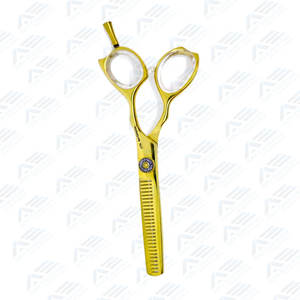 Ciseaux de coiffeur professionnels ciseaux droits ciseaux de toilettage pointe de sécurité pour Salon coupe de cheveux amincissement beauté produit de soins personnels - Product Image 4
