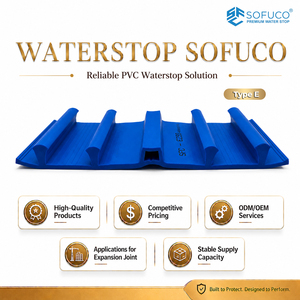 วัสดุกันน้ำ PVC บริสุทธิ์ 100% รับประกัน 1 ปี ระยะเวลาจัดส่ง 30 วัน รุ่น E Waterstop - ประเภท EO พร้อมบริการช่วยเหลือทางเทคนิคออนไลน์ วัสดุกันน้ำ PVC - Product Image 2