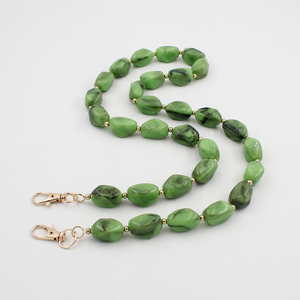 Beaded Gemstone Imitation Decorative <b>Bag</b> Chain Purse Resin Chains Handle <b>Strap</b> Acrylic <b>Replacement</b> <b>Strap</b> for Handbag - Product Image 4