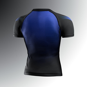 Compre Ropa Deportiva de Alta Calidad para BJJ MMA Jiu Jitsu, Rashguard Personalizado Sublimado de Manga Larga para Hombre - Product Image 2