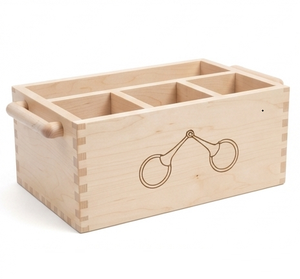 Caddies de rangement et étagères marron clair pour la maison – Ventes directes usine – Organisateurs de rangement en bois pour ustensiles de cuisine - Product Image 4