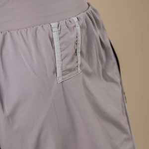 New Arrival Gym Grey Light Weight Fitness Side Pocket Men Sports <b>Shorts</b> With <b>Zipper</b> - Product Image 3