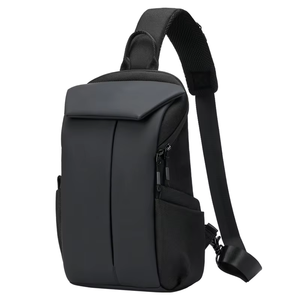 Bolso Bandolera Cruzado de Algodón Ligero Personalizado para Mujer y Hombre, Mochila Casual para Exteriores de 30-40L con Cierre de Cremallera - Product Image 3