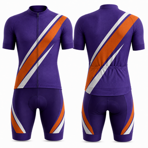 Nouvel ensemble de cyclisme sur mesure de haute qualité pour adultes, fabrication OEM, faible MOQ, tenue de cyclisme respirante pour hommes, uniforme d'extérieur à prix abordable - Product Image 6