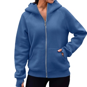 Sweat à capuche double 100 % coton vierge, épais, personnalisé, coupe oversize, style streetwear, en molleton tricoté 2026 - Product Image 5