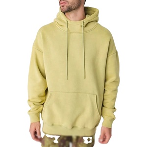 เสื้อมีฮู้ดแบบสวมหัวสีล้วนมีฮู้ดพิมพ์ลายพัฟเสื้อมีฮู้ดปักโลโก้ทรงโอเวอร์ไซส์ออกแบบได้ตามต้องการ - Product Image 6