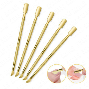 Ensemble d'outils professionnels en acier inoxydable pour repousser les cuticules, nettoyer les ongles, pour manucure, pédicure, élimination des peaux mortes et soin des ongles - Product Image 6