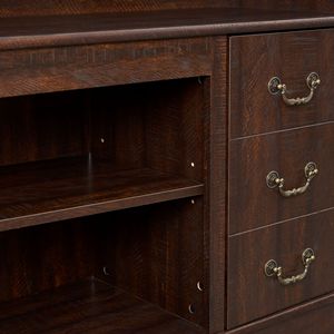 Tradizionale 60 "W * 15.75" D * 34.25 "H agriturismo rustico Console di intrattenimento TV Stand Espresso aperto/chiuso 65 \" spazio di archiviazione 60 \" - Product Image 6