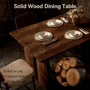 Tavolo da Pranzo Rettangolare Allungabile in Rovere, Stabile e Durevole, Convertibile, Assemblato per Arredamento Sala da Pranzo - Product Image 5