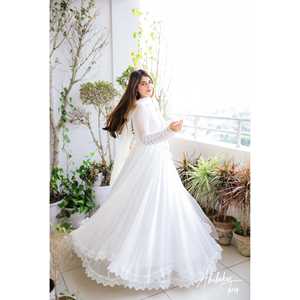 MAXI LONG FLAIR CON MENOS BORDE CONJUNTO CON DUPATTA CONJUNTO. AY-114 - Product Image 4