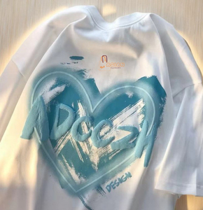 Camiseta de Alta Calidad para Mujer, Talla Grande, Corte Ajustado, Logotipo Personalizado, Impresión 3D, 100% Algodón, Antiarrugas - Product Image 1