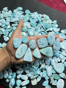 Cabochon de jaspe naturel fait main, pierre précieuse verte de qualité AAA, formes variées, certifiée par un tiers, pour la fabrication de bijoux - Product Image 2