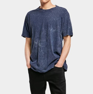 Camisetas de hombre de alta calidad con lavado ácido, material de algodón con lavado ácido, corte relajado, tela transpirable y suave, ropa urbana para uso diario. - Product Image 6