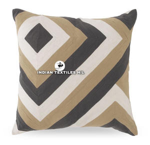 Funda de cojín de lana más suave, hecha a mano, con bordado de Cachemira y puntada de cadena, para sofá de sala de estar, producto de gran venta de ITHL - Product Image 6