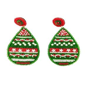 Pendientes étnicos hechos a mano con cuentas, joyería artesanal premium para mujeres y niñas a precio económico. - Product Image 6