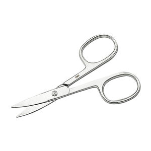 Tijeras Curvas para Manicura y Pedicura de 9.5 cm, Acero con Alto Contenido de Carbono, para Diestros, para Adultos, Cuidado de Uñas de Manos y Pies, Uso Doméstico - Product Image 1