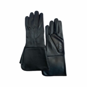 Heavy Duty Sheep Grain & Cowhide Split Leather TIG Welding Gloves <b>Fire</b>-Proof Heat Resistant Anti-static Long Cuff Safety Gloves - Product Image 1