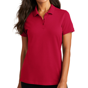 Camiseta Polo Clásica de Manga Corta para Mujer, Corte Ajustado, Ropa Casual de Trabajo, Etiqueta Privada Personalizada, Fabricante de Ropa Premium al por Mayor OEM - Product Image 3