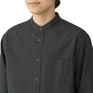 Camisa Casual de Algodón para Hombre, Estilo Oxford, Color Sólido, Otoño, Personalizada, Manga Larga, Holgada, Talla Grande - Product Image 4