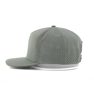 Casquette de golf en toile de polyester respirante et imperméable de haute qualité, casquette de baseball vierge personnalisable, modèle 7 panneaux unisexe pour l'été - Product Image 4