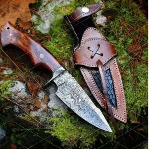 Couteaux de chasse professionnels avec lame en acier inoxydable tranchante, manche ergonomique pour le camping en plein air, la survie, le bushcraft, la randonnée - Product Image 6