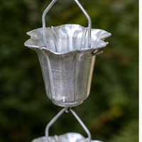Chaîne de pluie décorative en aluminium pour gouttière, décoration suspendue pour drainage des eaux de pluie en extérieur