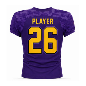 Ensemble d'uniformes de football américain personnalisés avec maillot et pantalon personnalisés, logo d'équipe, nom, numéro, uniforme de football professionnel pour équipe - Product Image 5