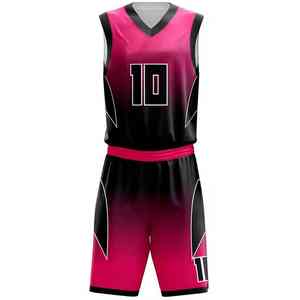 Tenues de basketball taille adulte respirantes sans manches, ensemble sportif fabriqué en usine, uniformes de basketball élégants à vendre - Product Image 4