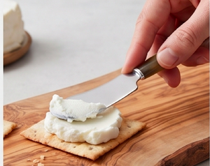 <b>Set</b> Of 2 <b>Cheese</b> <b>Knives</b> With Wooden Handles Stainless Steel Blades Durable Kitchen Tools For <b>Cheese</b> Serving And Hotel Serving - Product Image 6