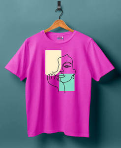 T-shirt unisexe blanc à imprimé loup et papillon, manches courtes, décontracté, idéal pour le printemps et l'été, t-shirts pour hommes en vente - Product Image 2