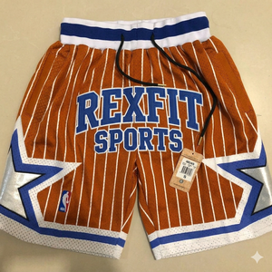 Shorts de basket-ball en mesh personnalisés pour hommes Rexfit Sports, shorts d'entraînement athlétiques, respirants, à séchage rapide, vêtements de sport, shorts de gym - Product Image 1