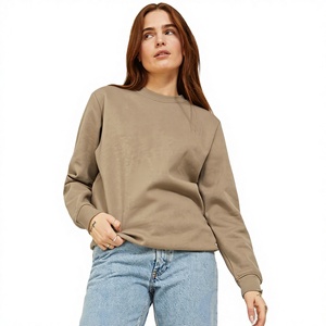 Sudadera de lana para mujer hecha a medida de alta calidad, diseño de cuello redondo, largo, invierno, directo de fábrica, precios baratos, logotipo personalizado - Product Image 1