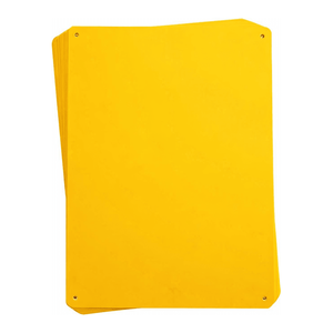 Panneau de signalisation de sécurité en plastique vierge Brady durable pour intérieur/extérieur, 10,25 x 14,25 po, panneau de signalisation routière - Product Image 2