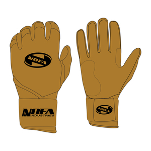 Gants de frappeur de baseball en cuir véritable Pro, ambidextres, fermeture à boucle, rembourrés, respirants, antidérapants, personnalisables - Product Image 3