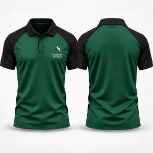 เสื้อเชิ้ตผู้ชาย Navista Sports ผ้าฝ้าย แขนสั้น สีพื้น ปักโลโก้ด้านหน้า ผ้าถักเนื้อนุ่ม ระบายอากาศได้ดี น้ำหนัก 200 กรัม - Product Image 5