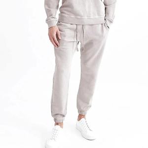 Custom <b>Men's</b> Heavy Cotton Fleece Jogger Sweatshirt Eco-Friendly Sports Sweatsuit Set Winter Suitable Plus Size Tracksuits - Product Image 2