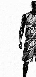 Shorts de basketball décontractés pour femme, sans manches, col rond, respirants, en Spandex/Nylon, avec numéros et noms d'équipe personnalisables, motif dégradé tendance - Product Image 4